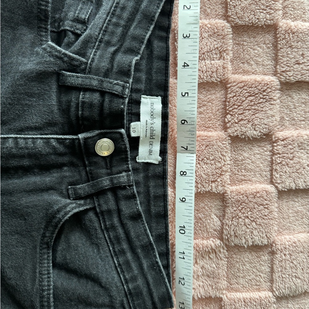 Nobody's Child Black Skinny Denim Jeans - Size 10 - Picture 6 of 6